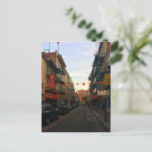 San Francisco Chinatown Lantern #2 Briefkaart (Staand voorkant)