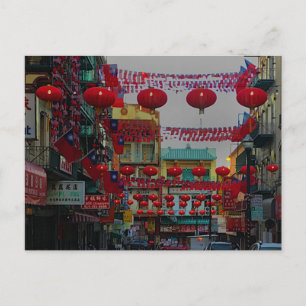 San Francisco Chinatown Lantern #4 Briefkaart