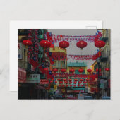 San Francisco Chinatown Lantern #4 Briefkaart (Voorkant / Achterkant)