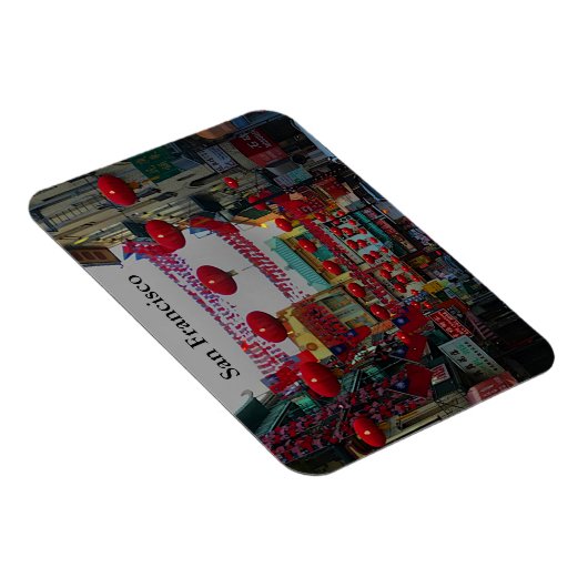 San Francisco Chinatown Lantern #4 Magnet Magneet (Rechterzijde)