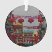 San Francisco Chinatown Lantern #4 Ornament (achterkant)