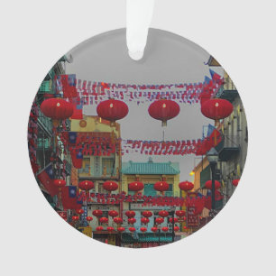 San Francisco Chinatown Lantern #4 Ornament