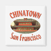 San Francisco Chinatown Magneet (Voorkant)