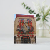 San Francisco Chinatown Temple Briefkaart (Staand voorkant)