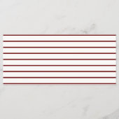 San Francisco Chique Trouwmenu met tekening Menu (Achterkant)