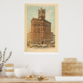 San Francisco Chronicle's New Building (1476A) Poster (Keuken)