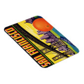 San Francisco Citrus Label Magnet Magneet (Rechterzijde)