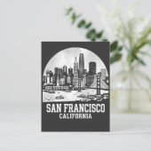 San Francisco City California Briefkaart (Staand voorkant)