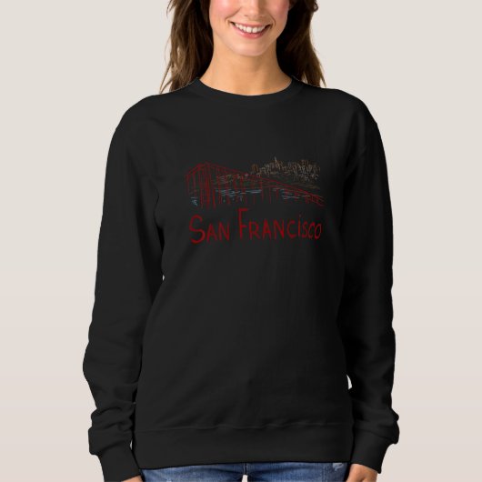 San Francisco City California souvenir  for men wo Trui (Voorkant)