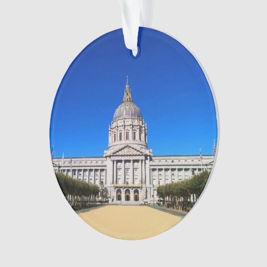 San Francisco City Hall #1 Ornament (voorkant)
