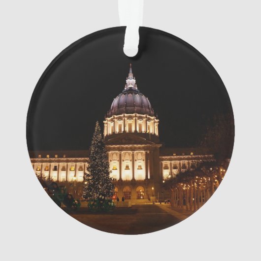 San Francisco City Hall #2 Ornament (achterkant)