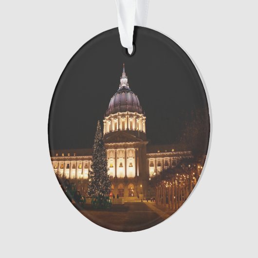 San Francisco City Hall #2 Ornament (voorkant)