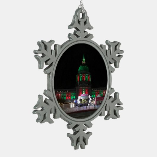 San Francisco City Hall #4 Snowflake Ornament (Links)