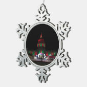 San Francisco City Hall #5 Snowflake Ornament (Rechts)