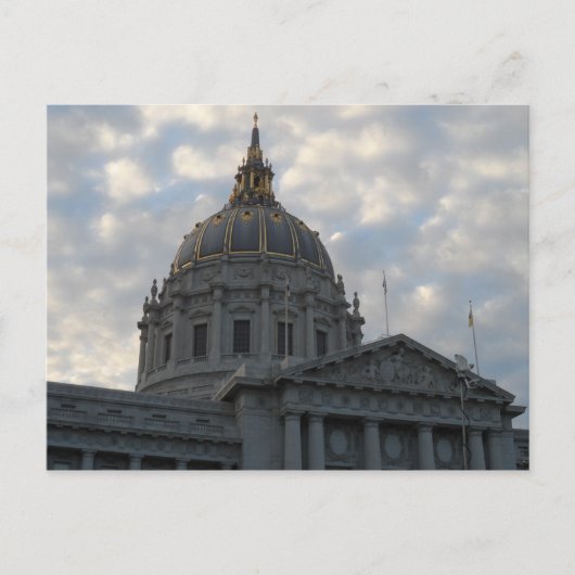 San Francisco City Hall Briefkaart (Voorkant)
