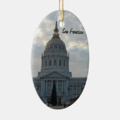 San Francisco City Hall Keramisch Ornament (Rechts)