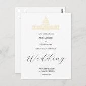 San Francisco City Hall Trouw Postkaart (Voorkant / Achterkant)