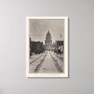 San Francisco City Hall van 8e St. Canvas Afdruk