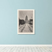San Francisco City Hall van 8e St. Canvas Afdruk (Insitu (Houten vloer))