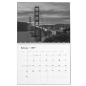 San Francisco City in Black and White Kalender (Feb 2027)