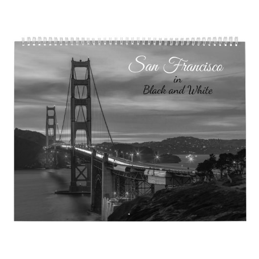 San Francisco City in Black and White Kalender (Hoes)