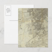 San Francisco City Map van Bancroft Briefkaart (Voorkant / Achterkant)
