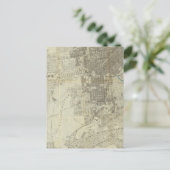 San Francisco City Map van Bancroft Briefkaart (Staand voorkant)
