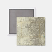 San Francisco City Map van Bancroft Magneet (Voorkant / Achterkant)