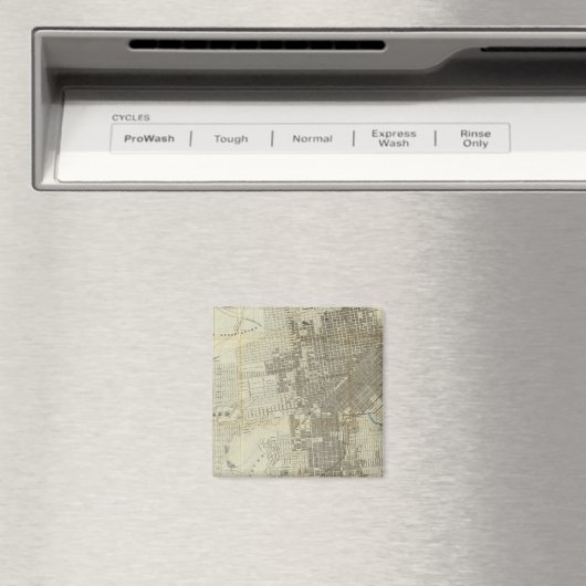 San Francisco City Map van Bancroft Magneet (Insitu (Vaatwasser))