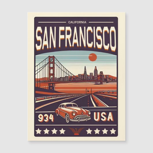 San Francisco City oldtimer, Californië (Voorkant)