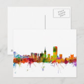 San Francisco City Skyline Briefkaart (Voorkant / Achterkant)