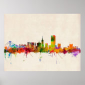 San Francisco City Skyline Poster (Voorkant)