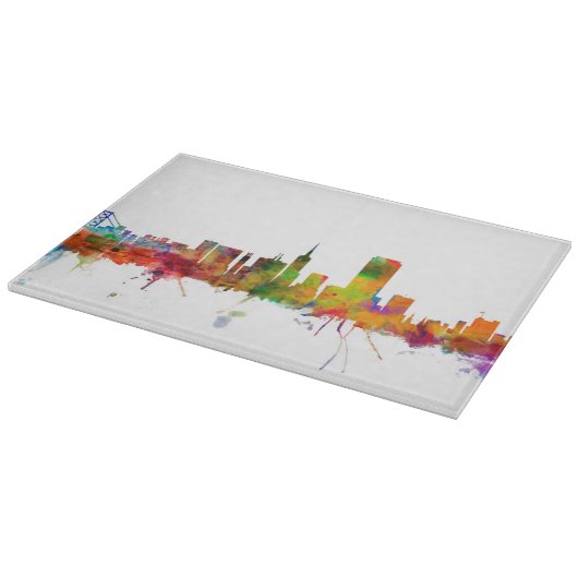 San Francisco City Skyline Snijplank (Hoek)