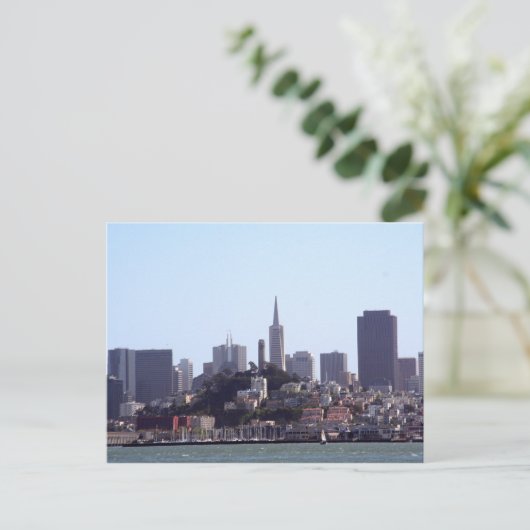 San Francisco City Uitzicht Briefkaart (Staand voorkant)