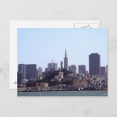 San Francisco City Uitzicht Briefkaart (Voorkant / Achterkant)