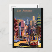 San Francisco City Uitzicht Briefkaart (Voorkant / Achterkant)