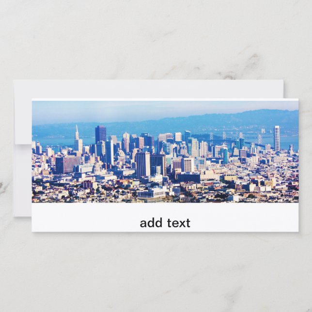 San Francisco City Uitzicht Panorama (Voorkant)