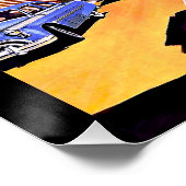 San Francisco City Uitzicht Perfect Poster (Hoek)