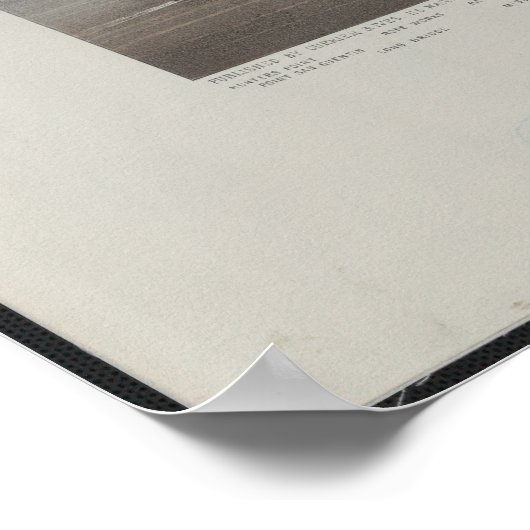 San Francisco City Uitzicht Poster (Hoek)