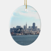 San Francisco City-Uitzicht van de baai Keramisch Ornament (Rechts)
