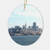 San Francisco City-Uitzicht van de baai Keramisch Ornament (Links)