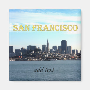 San Francisco City-Uitzicht van de baai Magneet