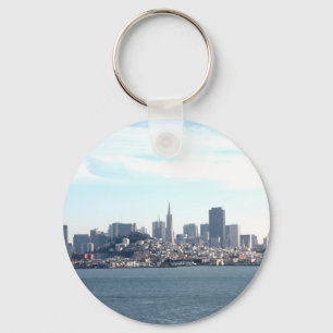 San Francisco City-Uitzicht van de baai Sleutelhanger
