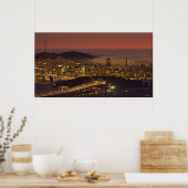 San Francisco Cityscape Poster (Keuken)