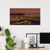 San Francisco Cityscape Poster (Thuiskantoor)