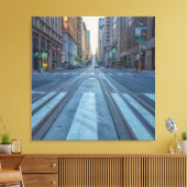San Francisco Cityscape Street Uitzicht Canvas Afdruk (Insitu (Woonkamer))