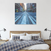 San Francisco Cityscape Street Uitzicht Canvas Afdruk (Insitu (Slaapkamer))