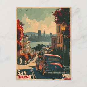 San Francisco Coastal Nostalgia  Briefkaart