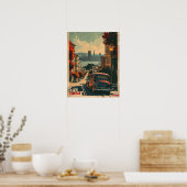 San Francisco Coastal Nostalgia Poster (Keuken)