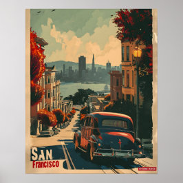 San Francisco Coastal Nostalgia  Poster